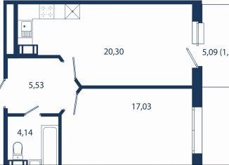 Продам 1-комнатную квартиру, 48.5 м2, Сестрорецк, улица Инструментальщиков, 18
