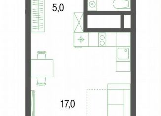 Продается квартира студия, 28.9 м2, Котельники, микрорайон Новые Котельники, 22