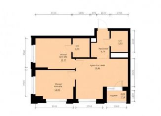 Продам двухкомнатную квартиру, 57.2 м2, Екатеринбург, Орджоникидзевский район