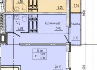 Продажа 1-ком. квартиры, 32.9 м2, Ростов-на-Дону, Советский район