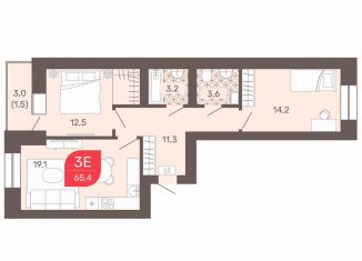 3-ком. квартира на продажу, 65.4 м2, Чита