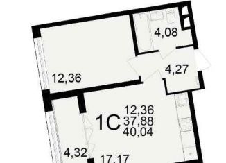 Продается 1-ком. квартира, 31 м2, Рязань