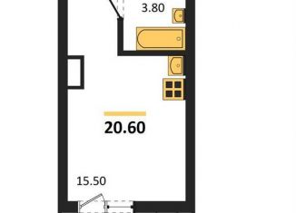 Продается квартира студия, 20.6 м2, Воронеж