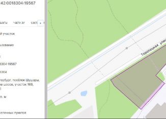 Участок на продажу, 114 сот., посёлок Шушары, Торопецкая улица