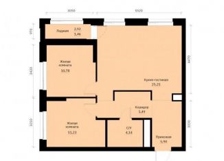 Продаю 2-комнатную квартиру, 64.3 м2, Екатеринбург, Орджоникидзевский район