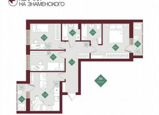 Продажа 3-ком. квартиры, 97 м2, Тобольск, микрорайон 3Б, 6Бк2