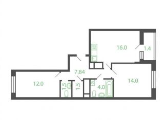 Продажа 2-комнатной квартиры, 58.6 м2, Котельники, микрорайон Новые Котельники, 20