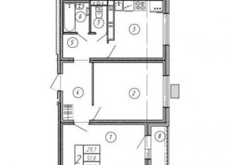 Продаю 2-комнатную квартиру, 53.9 м2, Воронеж, улица Загоровского, 5/1