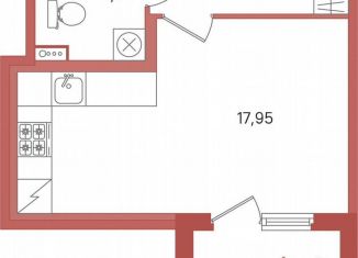 Продам квартиру студию, 28 м2, Сертолово