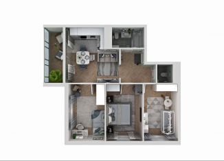 Продаю 3-ком. квартиру, 66.4 м2, Миасс