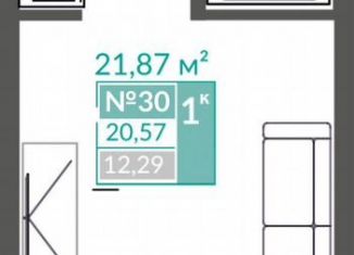 Продам 1-комнатную квартиру, 21.9 м2, Крым, проспект Александра Суворова