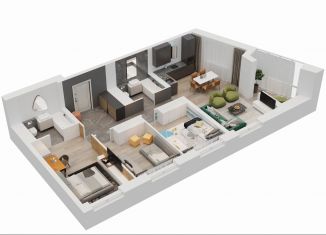 Продается трехкомнатная квартира, 89.1 м2, Республика Башкортостан