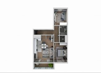 Продается двухкомнатная квартира, 64.2 м2, Миасс