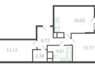 Продажа 2-ком. квартиры, 59.2 м2, Котельники, микрорайон Новые Котельники, 8