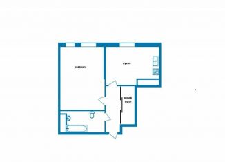 1-комнатная квартира на продажу, 39 м2, Тюмень, ЖК Пятый квартал, улица Монтажников, 40