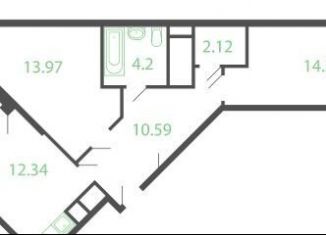 Продается 2-комнатная квартира, 61.2 м2, Котельники, микрорайон Новые Котельники, 10