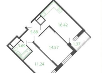 Продам 2-комнатную квартиру, 55.2 м2, Котельники, микрорайон Новые Котельники, 10