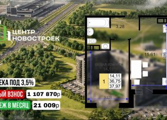 Продается квартира студия, 32 м2, Новосибирск, Степная улица, 257