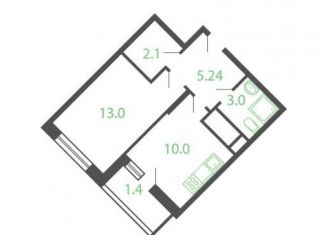 Продам однокомнатную квартиру, 35.5 м2, Котельники, микрорайон Новые Котельники, 8