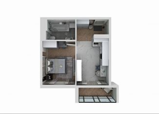 1-ком. квартира на продажу, 34.3 м2, Миасс