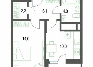 Продаю 1-ком. квартиру, 38.1 м2, Котельники, микрорайон Новые Котельники, 20