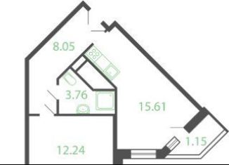 Продается 1-комнатная квартира, 41.9 м2, Котельники, микрорайон Новые Котельники, 10