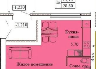 Продается квартира студия, 28.8 м2, Кохма