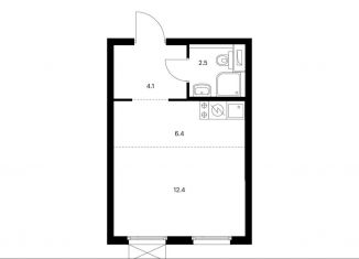 Продается квартира студия, 25.4 м2, Москва, ЖК Римского-Корсакова 11