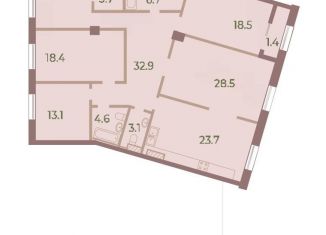 4-ком. квартира на продажу, 154.6 м2, Санкт-Петербург, Петровский проспект, 11к2, метро Крестовский остров