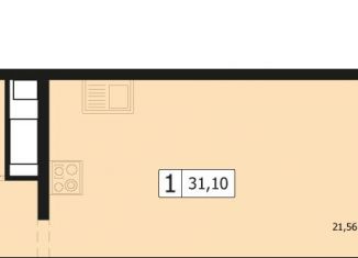 Продам 1-комнатную квартиру, 29.5 м2, Краснодар, улица Автолюбителей, 1Длит4, ЖК Парусная Регата