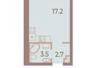 Продажа квартиры студии, 23.4 м2, Санкт-Петербург, Петроградский район