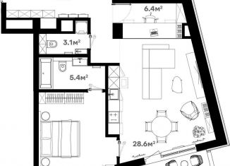 Продажа двухкомнатной квартиры, 84.5 м2, Щёлково, Советская улица, 60