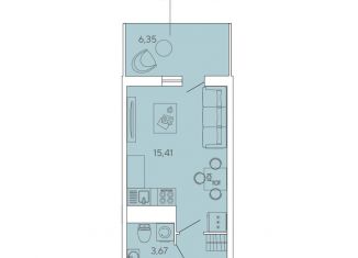 Продам квартиру студию, 25.3 м2, Кудрово
