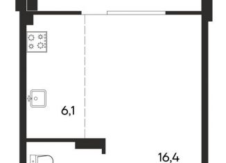 Продам 1-ком. квартиру, 35 м2, Бахчисарай