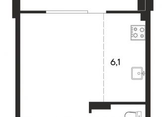 Продаю однокомнатную квартиру, 35 м2, Бахчисарай