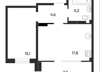 Продаю 1-комнатную квартиру, 47.9 м2, Бахчисарай