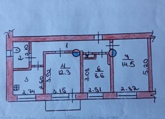 Продаю трехкомнатную квартиру, 55.9 м2, Новгородская область, улица Ветеранов