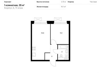 Продам 1-комнатную квартиру, 35 м2, Санкт-Петербург, метро Обводный канал, Лиговский проспект, 242И