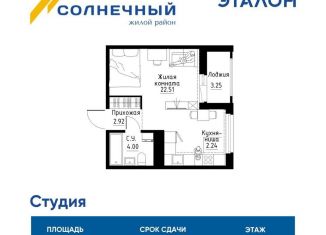 Продажа квартиры студии, 33.3 м2, Екатеринбург, метро Ботаническая