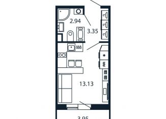 Квартира на продажу студия, 20.6 м2, Санкт-Петербург, муниципальный округ Юнтолово