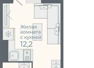 Продажа однокомнатной квартиры, 18.4 м2, посёлок Садовый, Каспийская улица, с5