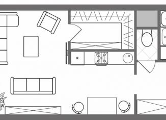 Продажа 1-ком. квартиры, 35.1 м2, Москва, Кутузовский проспект, 18, метро Выставочная