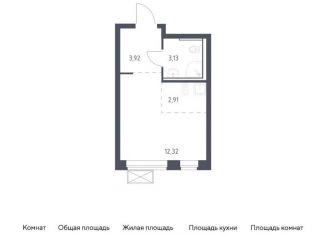 Квартира на продажу студия, 22.3 м2, деревня Мисайлово