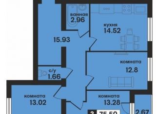 3-ком. квартира на продажу, 75.5 м2, Муром