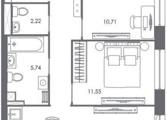 Продам 2-комнатную квартиру, 62.2 м2, Санкт-Петербург, метро Петроградская