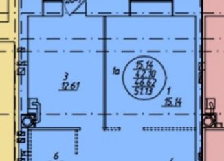 Продажа 1-ком. квартиры, 46.5 м2, Йошкар-Ола, микрорайон Юбилейный