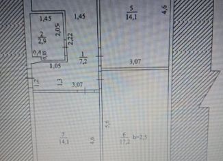 Продажа трехкомнатной квартиры, 60 м2, село Алкино-2, Центральная улица, 20