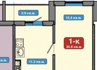 Продам однокомнатную квартиру, 36.1 м2, Миасс, улица Богдана Хмельницкого, 76