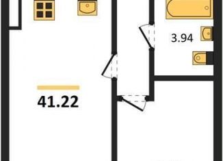 Продаю 1-ком. квартиру, 41.2 м2, село Новая Усмань