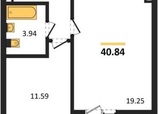 Продам 1-ком. квартиру, 40.8 м2, село Новая Усмань